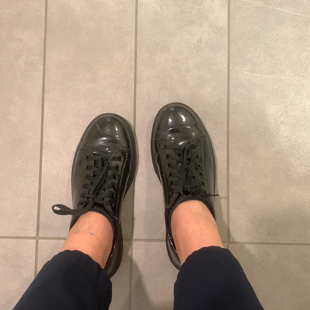 Dr Martens Spin Black Patent Sneakers - Picture 6 of 8